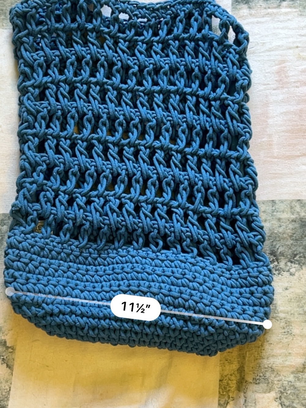 J. Crew Blue Crochet Beach Tote - Picture 11 of 11